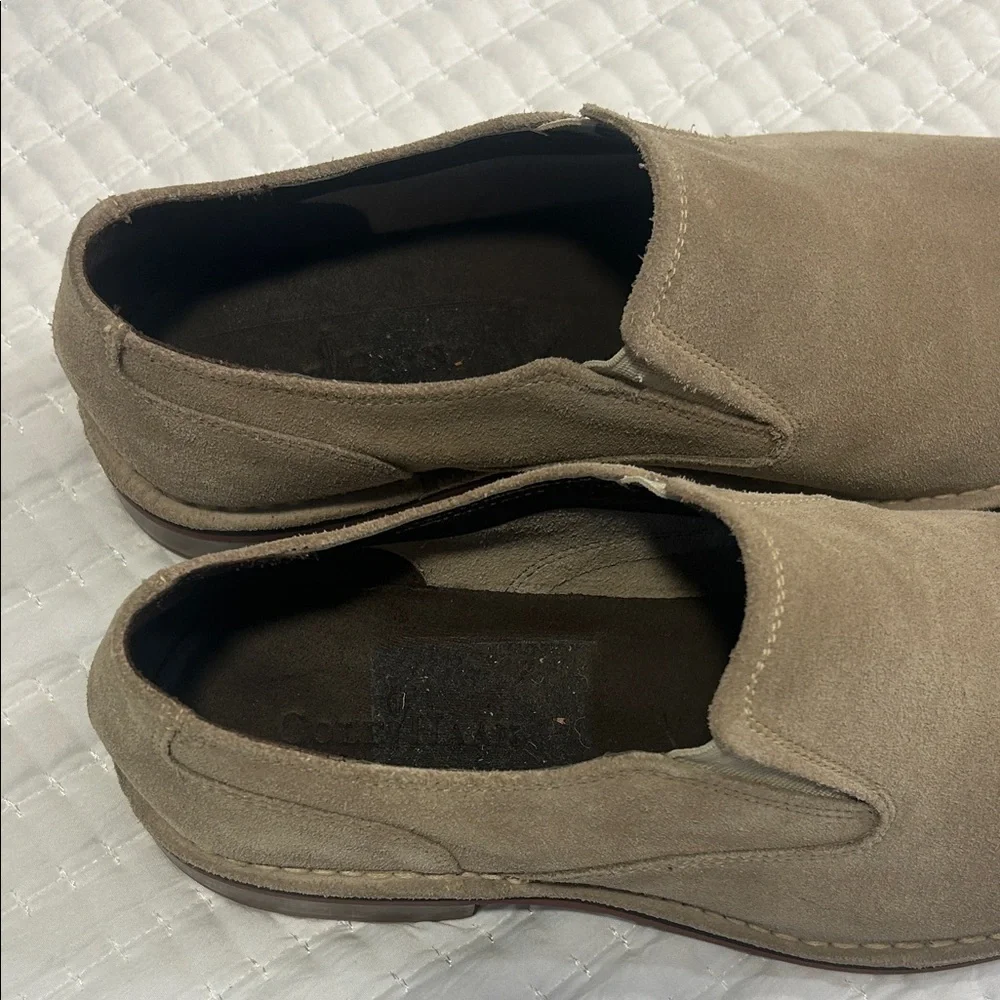 Cole Haan Men's Tan Suede Slip-Ons Loafers size 13M